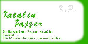 katalin pajzer business card